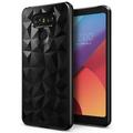 Ringke Air Prism Case Compatible with LG G6 3D Geometric Design Slim TPU Cover - Ink Black