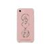 Incipio Rebecca Minkoff Double Up Protection Case - Back cover for cell phone - metallic Peace Love Happiness clear transparent rose gold black foil
