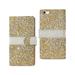 Iphone 6 Plus Diamond Rhinestone Wallet Case In Gold