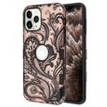 Apple iPhone 11 PRO Phone Case Stylish Dual Layer Hard & TPU Rubber Silicone Full Body Protective Hybrid Armor Heavy Duty Grip Bumper Sturdy Shockproof Cover [Phoneix Flowers] for Apple iPhone 11 Pro