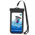 Waterproof Case Transparent Bag IPX8 Pouch Cover Touch Screen [Black] B8K for ZTE Blade X Spark Max 2S Force Axon M 9 Pro 7 Avid 916 828 4