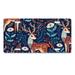 WIRESTER 6 x 12 Aluminum Front Auto Drive Tag License Plate Decoration Deer Folk Pattern