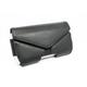 Premium Black Leather Case Compatible With Kyocera Hydro Elite C6750 - LG Optimus Zone 2 - Motorola Droid RAZR M