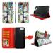 Lovely Tree Wallet Case for iPhone 6 / 6s / 7 / 8 Folio Standing Cover Card Slot Money Pocket Magnetic Closure Fashion Flip Pu Leather