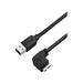 StarTech.com 2m 6 ft Slim Micro USB 3.0 Cable - USB 3.0 A to Right-Angle Micro USB - USB 3.1 Gen 1 (5 Gbps)
