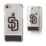 San Diego Padres iPhone 6/6s/7/8 Pattern Stripe Clear Case