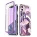 i-Blason Cosmo Series Case for iPhone 11 (2019 Release) Slim Full-Body Stylish Protective Case with Built-in Screen Protector Purple 6.1