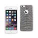 Iphone 6 Plus/ 6s Plus Shine Glitter Shimmer Tiger Stripe Hybrid Case In Gray