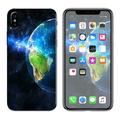 Skins Decals For Apple Iphone X 10 / 3D Earth