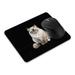 WIRESTER 8.66 x 7.08 inches Rectangle Standard Mouse Pad Non-Slip Mouse Pad for Home Office and Gaming Desk - Watercolor Birman Cat Sitting Down