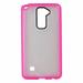 Incipio Octane Series Hybrid Impact Case for LG Stylo 2 - Frost / Pink Border