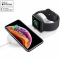Wireless Charger 2 in 1 Wireless Charging pad Compatible with Watch Series 4 3 2 1 Galaxy Watch Gear S3 & Qi-Certified Wireless Charging Pad for iPhone 8/8plus/ X/XS/Max Samsung S9/S8