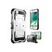 i-Blason ArmorBox Dual Layer - Protective case for cell phone - rugged - polycarbonate thermoplastic polyurethane (TPU) - white