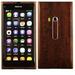 Skinomi Phone Skin Dark Wood Cover+Clear Screen Protector Guard for Nokia N9