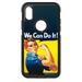 DistinctInk Custom SKIN / DECAL compatible with OtterBox Commuter for iPhone XS MAX (6.5 Screen) - Rosie the Riveter