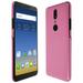 Skinomi Pink Carbon Fiber Skin Cover for Alcatel Onyx