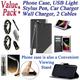 Value Pack Cables + for 5.2 Motorola X 4 moto X4 / X 2017 Case 2-Tone Wallet Phone Case Hybrid Kick Stand Pouch Pocket Purse Screen Flip Cover Black