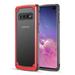 Samsung Galaxy S10 Plus S10+ Phone Case Ultra Hybrid Clear Acrylic Back Shockproof Case Slim Fit [PC+TPU] Dual Protective 2 Tone Frame Rugged Armor Cover RED Case for Samsung Galaxy S10+ S10 PLUS 6.4