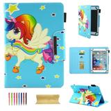 Universal 8.0 inch tablet Case Dteck Folio Case Protective Cover with Card Slots/Stylus holder For all 7.5 - 8.5 tablets 21# Star Horse