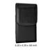 Large Size Vertical Leather Swivel Belt Clip Case Holster For Coolpad Defiant Devices - (Fits With Otterbox Defender Commuter LifeProof Cover On It)