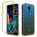 LG Aristo 4+ Case LG Arena 2 Case LG Escape Plus Case LG Journey LTE Case LG Prime 2 Case LG Tribute Royal Case KAESAR Full-Body Case With Built-in Screen Protector for LG K30 2019 (Yellow)