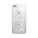 OTM Prints Clear Phone Case Bonjour Paris White - iPhone 6/6s/7/7s