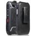 Holster for Sonim XP5s Nakedcellphone Black [Rotating/Ratchet] Belt Clip Case [with Kickstand] for Sonim XP5s Phone (XP5800)