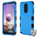 LG Stylo 5 Phone Case Tuff Hybrid Fusion Shockproof Impact Rubber Dual Layer Full Body Rugged Hard Soft Full Body Protective Shock Absorbent Bumper TPU Cover Blue Phone Cover for LG Stylo 5 (2019)