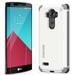 Puregear [Arctic White] Dualtek Extreme Impact Rugged Case Cover + Tempered Glass Screen Protector for LG G4 Phone (F500 H810 H811 H815 LS991 VS986)