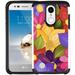 LG Fortune Case LG Aristo Case LG Phoenix 3 LG Rebel 2 LG K8 (2017) LG K4 (2017) Case - Armatus Gear (TM) Slim Hybrid Armor Case Protective Cover - Colorful Flower