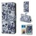 iPhone 6 Case Wallet iPhone 6S Case Allytech 3D Emboss Leather Flip Protective Case Cover & Credit Card Slots Pocket Support Kickstand Slim Case for Apple iPhone 6 6S (Skeleton)