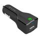 24W USB Adaptive Qualcomm 3.0 Fast Car Charger Quick Charge with Smart Detect Ultra Compact Black XDY for Microsoft Lumia 650 950 Surface 2 3 10.8 Pro 2 3 4 - Motorola Droid Maxx 2 Turbo G4 Plus