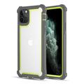The Vispro Series Dual Tone Tough Hybrid Protection Case For Iphone 11 Pro - Grey Yellow