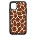 DistinctInk Custom SKIN / DECAL compatible with OtterBox Symmetry for iPhone 11 (6.1 Screen) - Brown Tan Beige Giraffe Skin Spots - Animal Print