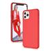 Cell Phone Cases For 6.1 iPhone 11 Njjex Liquid Silicone Gel Rubber Shockproof Case Ultra Thin Fit iPhone 11 Case Slim Matte Surface Cover For Apple iPhone 11 2019 -Red