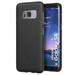 Galaxy S8 Plus Slim Case (S8+) Smooth-touch SlimShield Armor By Encased (Samsung S8+) (Smooth Black)