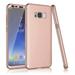 Galaxy S8 / S8 Plus / S8+ Cases Cover Tekcoo [T360] [Rose Gold] Ultra Thin Full Body Coverage Protection Galaxy S8+ Hard Slim Hybrid Cover Shell With Tempered Glass Screen Protector Skin