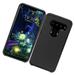 LG V50 ThinQ Phone Case Protective Tuff Hybrid Drop Protection Shockproof Armor Dual Layer Rubber Rugged Silicone Gel TPU Cover BLACK Ultra Slim Hard Frame Bumper Case Cover for LG V50 Thinq (2019)