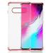 Samsung Galaxy S10 5G (6.7 ) Phone Case Tuff Hybrid Shockproof Armor Silicone Rubber Rugged Hard Soft Protective TPU Case Ultra Slim Cover Transparent Rose Gold Phone Case for Samsung Galaxy S10 5G