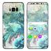 Skin Decal For Samsung Galaxy S8 Plus / Marble Pattern Blue Ocean Green
