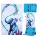 7.0 inch Universal Tablet Case Allytech PU Leather Wallet Case Smart Folio Stand Cover for Samsung Galaxy Tab E Tab 3 Tab A 7.0/ Kindle Fire 7.0/ Huawei Lenovo Tab/ Google and More Colorful Elephant