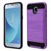 Samsung Galaxy J3 2018 J337 J3 V 3rd Gen J3 Star J3 Achieve Express Prime 3 - Phone Case Shockproof Hybrid Rubber Rugged Case Cover Brushed Purple