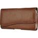 Brown1 Horizontal Belt Clip Holster Leather Pouch Case for LG G Vista 2