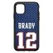 DistinctInk Custom SKIN / DECAL compatible with OtterBox Symmetry for iPhone 11 Pro MAX (6.5 Screen) - Brady 12 Jersey - Football Team