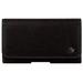 Horizontal Pebbled Leather Pouch Magnetic for Sony Xperia TL - Black/Tan