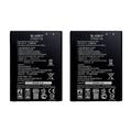 2Pack BL-45B1F Battery For LG V10 H900 Stylo 2 H901 VS990 LS775 3000mAh