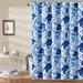Porch & Den Egger Poppy Pattern Shower Curtain