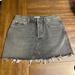 Urban Outfitters Skirts | High Waisted Mini Jean Skirt | Color: Black/Blue | Size: 31