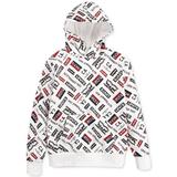 Levi's Shirts & Tops | Levi's Toddler Boys White/Multi Fleece Graphic Logo Pullover Hoodie Size 4t | Color: Red/White | Size: 4tb