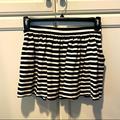 Kate Spade Bottoms | Kate Spade Girls Stripe Skirt | Color: Black/White | Size: 14g